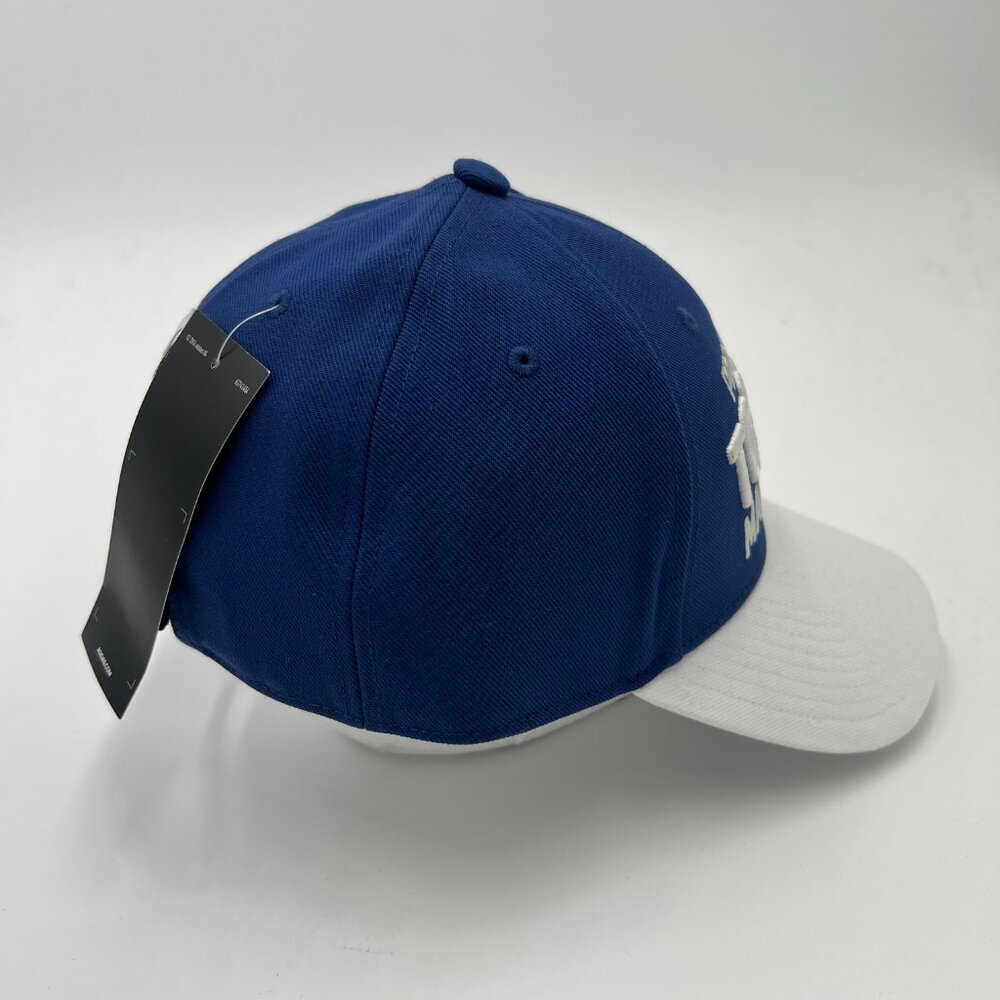 Adidas Unisex Blue White Toronto Maple Leafs Adjustable Strapback Hat Cap NWT - Picture 3 of 6